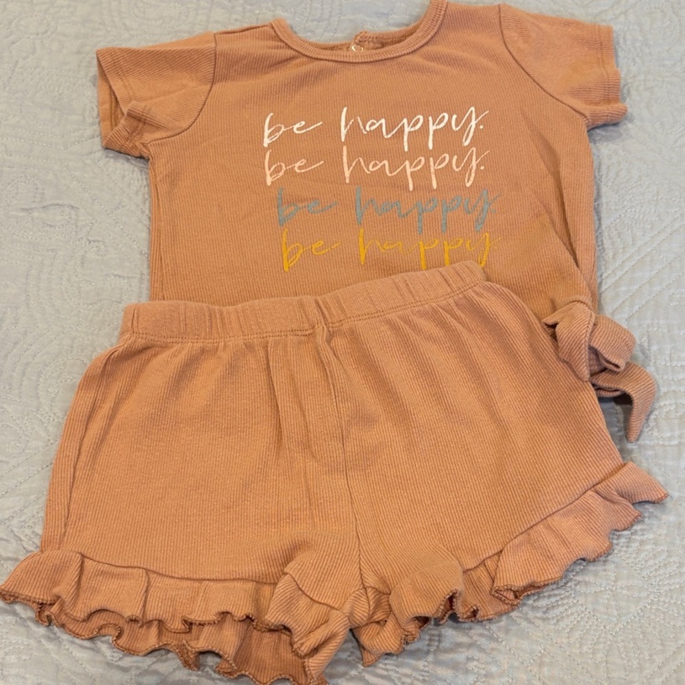 Kids Matching Set in Tan | be Happy